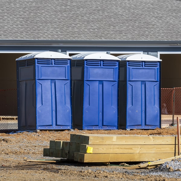 are there any restrictions on where i can place the porta potties during my rental period in Coolbaugh PA